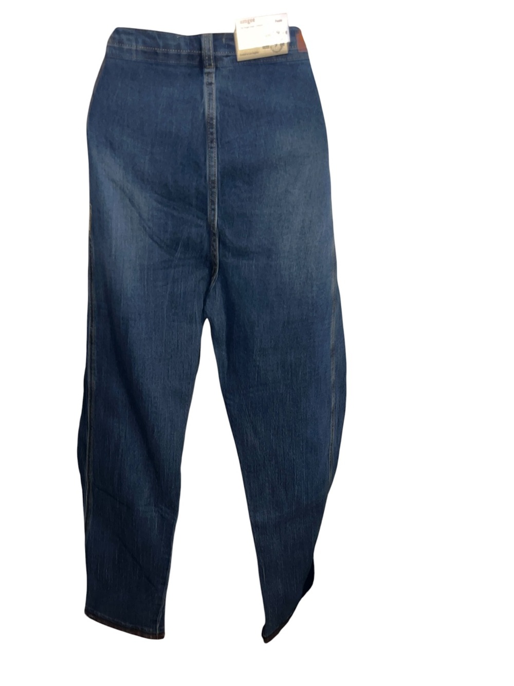 Umgee 9 Dark Blue Straight-Leg High-Rise Jeans - Picture 3 of 6
